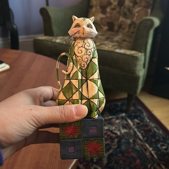 Jim Shore Felicity Cat 7" Figurine 114423 Heartwood Creek - Picture 2 of 3